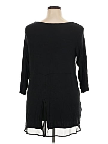 Rose + Olive 3/4 Sleeve Top (view 2)
