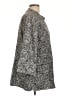 Silhouettes Animal Print Gray 3/4 Sleeve Button-Down Shirt Size L (estimated) - photo 4