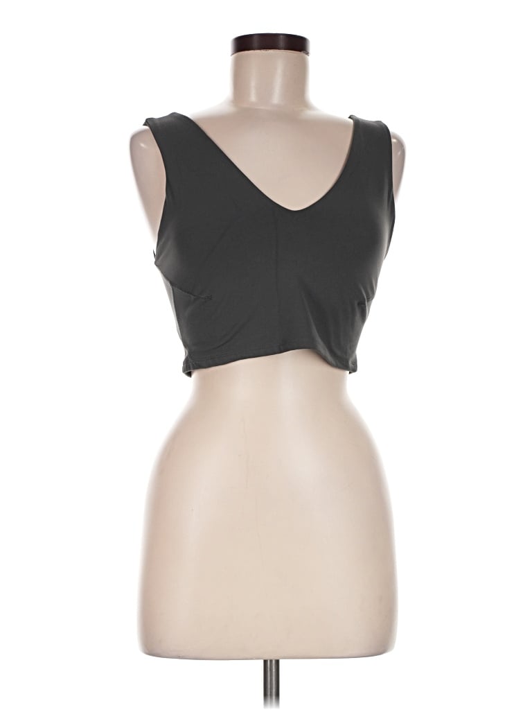 Pre-owned Fp Movement Tank Top Black Strapless Neckline Tops