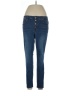 Tahari Solid Blue Jeans Size 10 - photo 1