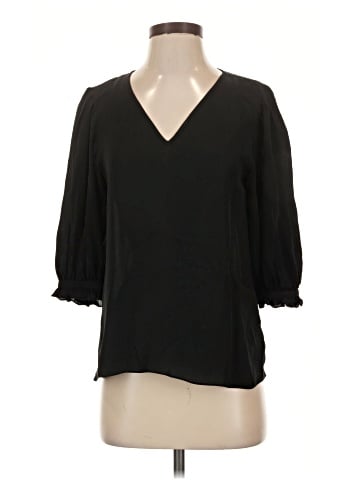 Rebecca Taylor 3/4 Sleeve Silk Top (view 1)