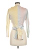 Wildfox 100% Polyester Color Block Silver 3/4 Sleeve Blouse Size Med (2 or M) - photo 2