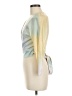 Wildfox 100% Polyester Color Block Silver 3/4 Sleeve Blouse Size Med (2 or M) - photo 5