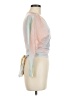 Wildfox 100% Polyester Color Block Silver 3/4 Sleeve Blouse Size Med (2 or M) - photo 4