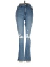 Just Black Hearts Blue Jeans Size 28 waist - photo 1