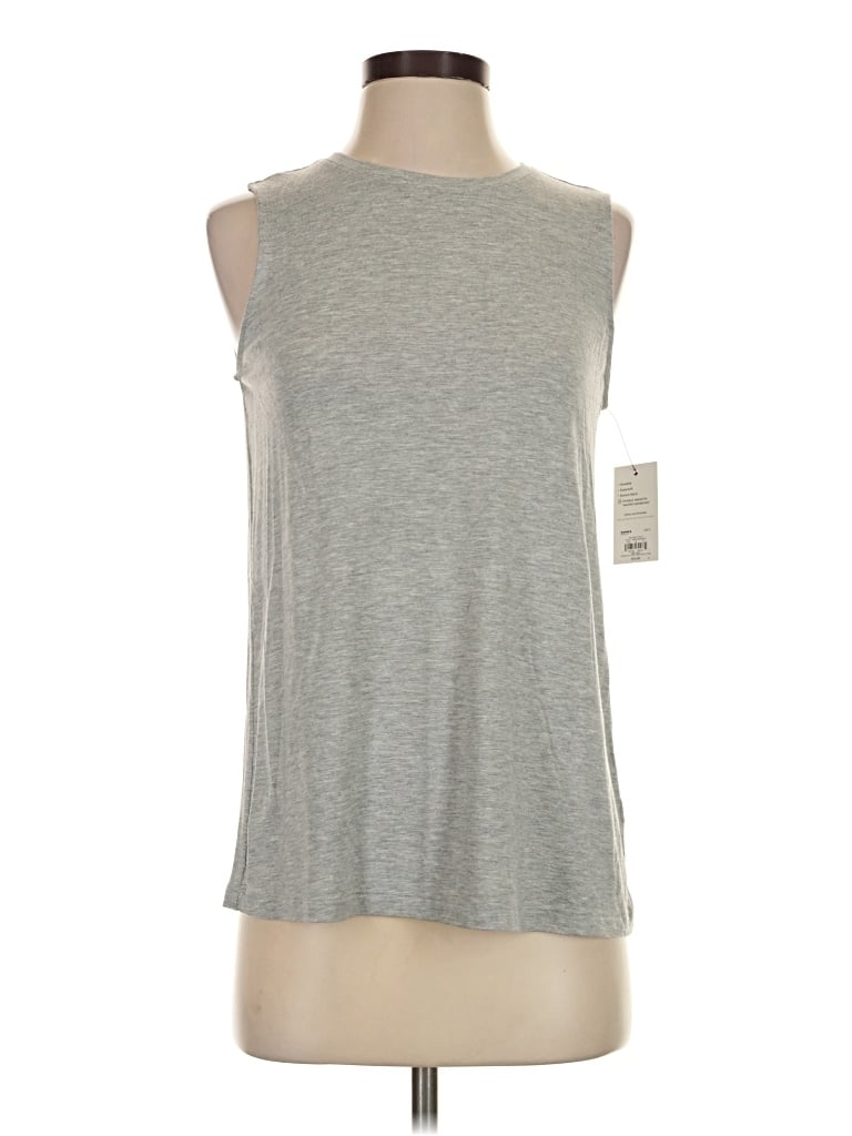 Nine West Sleeveless T-shirt In Silver