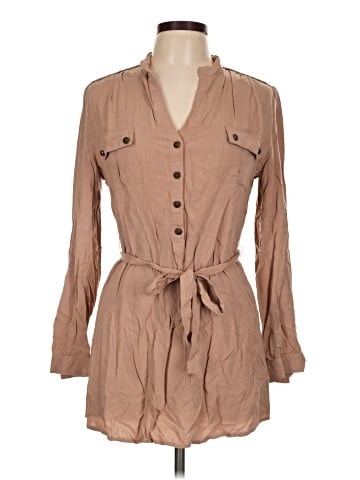 Ezra 3/4 Sleeve Button-Down Shirt (view 1)