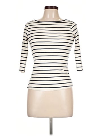 Zara W&B Collection 3/4 Sleeve T-Shirt (view 1)