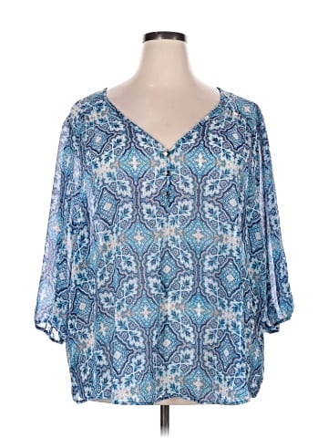 Living Doll 3/4 Sleeve Blouse (view 1)