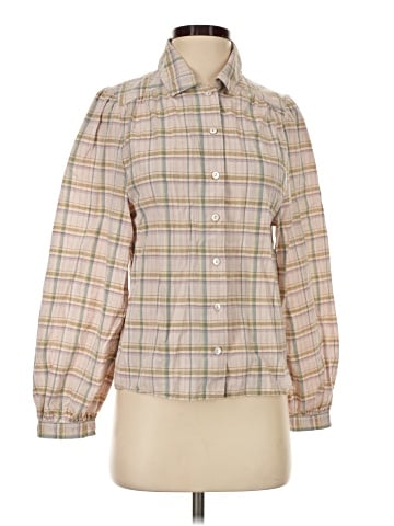 Wrap Long Sleeve Blouse (view 1)