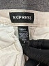 Express Solid Ivory Khaki Shorts Size 6 - photo 3