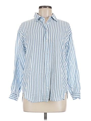 Stradivarius Long Sleeve Button-Down Shirt (view 1)