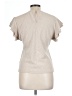 Deletta 100% Polyester Tan Short Sleeve Turtleneck Size L - photo 2