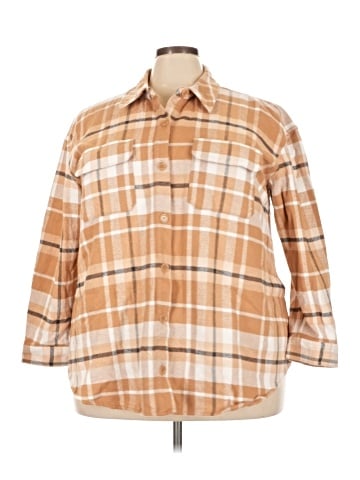 Lane Bryant Long Sleeve Button-Down Shirt (view 1)