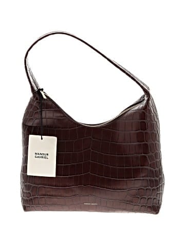 Mansur Gavriel Leather Shoulder Bag (view 1)