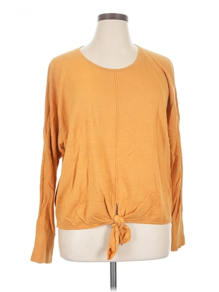 Pre-owned Style & Co Pullover Sweater In Orange