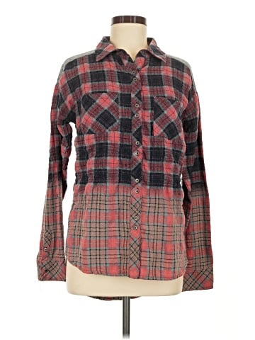 Miss Me Long Sleeve Button-Down Shirt (view 1)