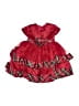 Blueberi Boulevard 100% Polyester Argyle Red Dress Size 2T - photo 2