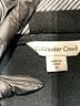 Coldwater Creek 100% Polyester Checkered-gingham Gray Coat Size 1X - photo 3