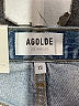 AGOLDE 100% Cotton Blue Denim Shorts Size 23 waist - photo 3
