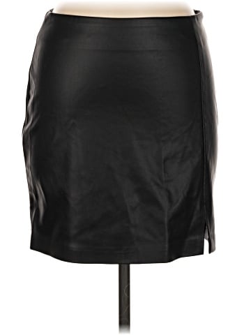 Topshop Faux Leather Skirt (view 1)