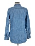 Talbots 100% Lyocell Blue Long Sleeve Button-Down Shirt Size M - photo 2