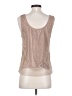 Sunday in Brooklyn 100% Polyester Silver Sleeveless Top Size S - photo 2