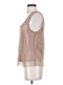 Sunday in Brooklyn 100% Polyester Silver Sleeveless Top Size S - photo 5