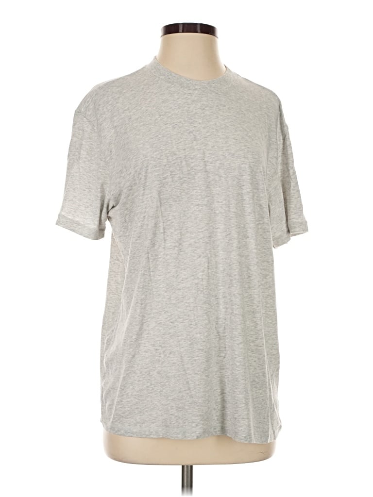 Pre-owned Skims Short Sleeve T-shirt In Gray