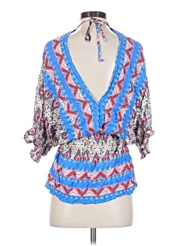 Umgee 3/4 Sleeve Blouse (view 2)
