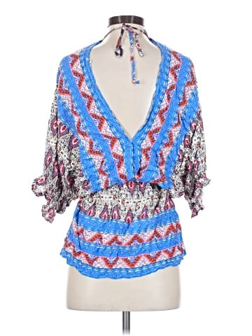 Umgee 3/4 Sleeve Blouse (view 2)