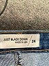 Just Black Hearts Blue Jeans Size 24 waist - photo 4
