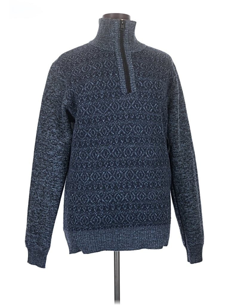 Pre-owned Buffalo By David Bitton Pullover Sweater In Blue