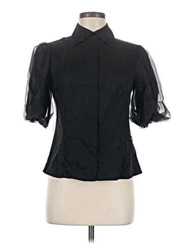 Shani Short Sleeve Silk Top (view 1)