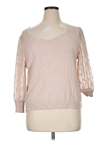 Adrianna Papell 3/4 Sleeve Top (view 1)
