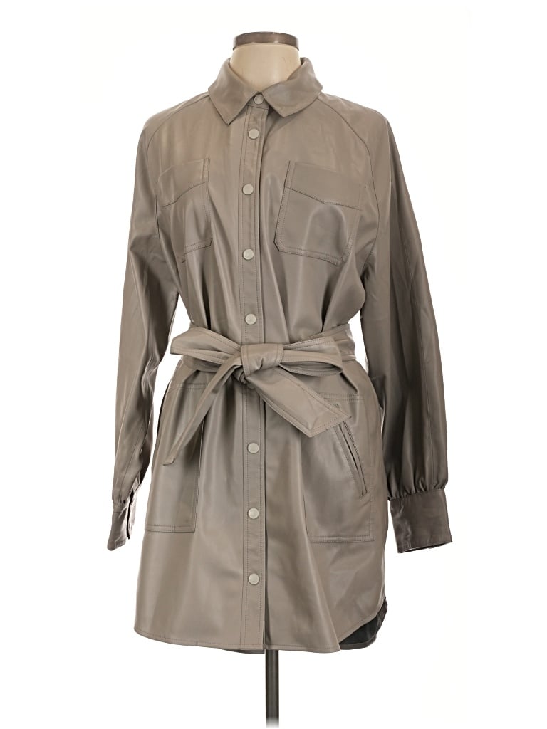 Pre-owned Hudson 3/4 Sleeve Top In Tan