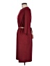 Zara Basic 100% Polyester Solid Burgundy Casual Dress Size M - photo 5