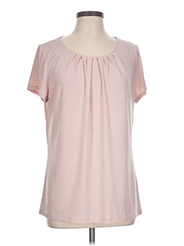 Liz Claiborne Career Short Sleeve Blouse (view 1)