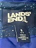 Lands' End 100% Polyester Paisley Blue Snow Jacket Size 6 - 7 - photo 3