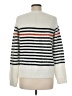 Moth Stripes White Pullover Sweater Size M - photo 2