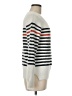 Moth Stripes White Pullover Sweater Size M - photo 4