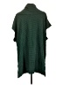 bryn WALKER Plaid Black Green Poncho Size L - photo 2