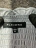 Pleione 100% Polyester Gray Short Sleeve Blouse Size XL - photo 7