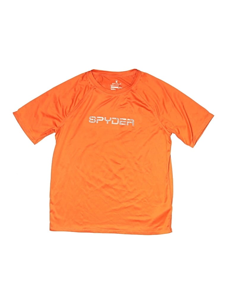 Pre-owned Spyder Kids' Active T-shirt In Orange