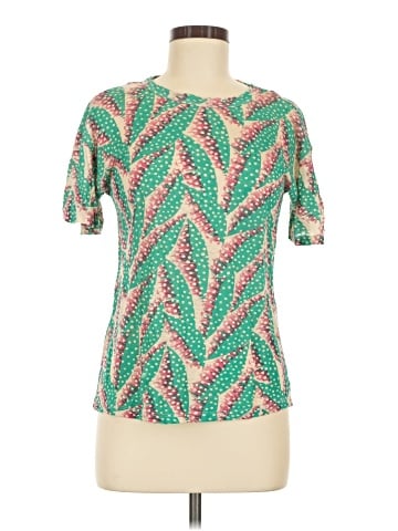 Zara W&B Collection Short Sleeve Blouse (view 1)