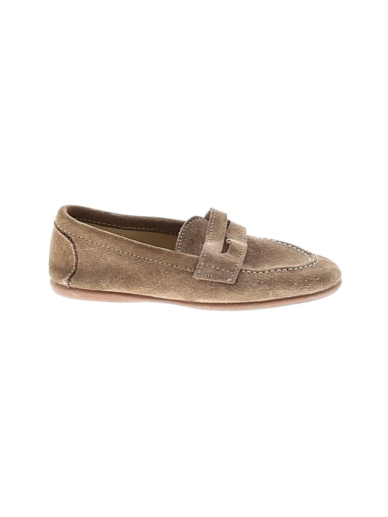 Pre-owned Elephantito Kids' Dress Shoes In Tan