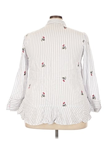 Jessica London 3/4 Sleeve Blouse (view 2)