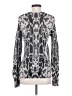 Equipment 100% Cashmere Paisley Silver Cashmere Pullover Sweater Size S - photo 2