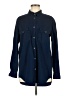 Cheap Monday Blue Long Sleeve Button-Down Shirt Size M - photo 1
