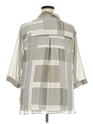 Rose + Olive 3/4 Sleeve Blouse (view 2)